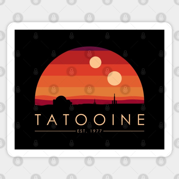 Tatooine Sticker by Sachpica